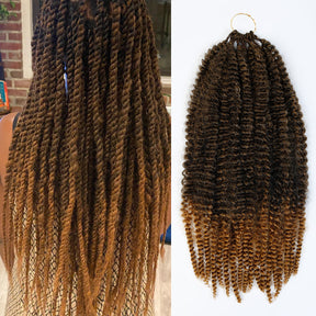 Authentic Synthetic Hair Crochet Braids Pre-Looped Afro Twist 18"