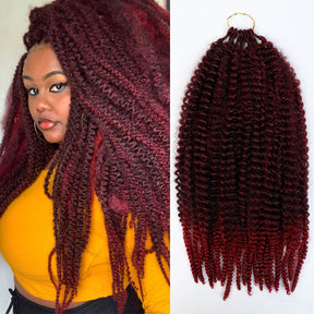 Authentic Synthetic Hair Crochet Braids Pre-Looped Afro Twist 18"