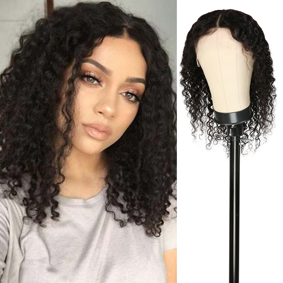The T Part lace wig is a beginner-friendly wig which is the most affordable wig types, It’s wearable right out the box, so you don’t need to know a lot about wig styling to wear the T part. Pre-plucked Natural Hairline with Center Parting, Best summer vacation wigs, Best curly wig on tiktok, Low maintenance hairstyle