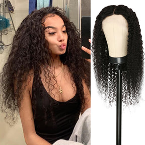 The T Part lace wig is a beginner-friendly wig which is the most affordable wig types, It’s wearable right out the box, so you don’t need to know a lot about wig styling to wear the T part. Pre-plucked Natural Hairline with Center Parting, Best summer vacation wigs, Best curly wig on tiktok, Low maintenance hairstyle
