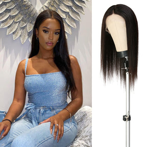 The T part wig is one of the most affordable wig types, We don't need to spend much time customizing the hairline and parting space, Silky smooth texture, Light weight, Natural Looking, Soft, Heathly, Tangle Free & No Shedding, No additional plucking required, The wig comes ready to use, It can be dye, bleach and perm as you want.