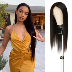 The T part wig is one of the most affordable wig types, We don't need to spend much time customizing the hairline and parting space, Silky smooth texture, Light weight, Natural Looking, Soft, Heathly, Tangle Free & No Shedding, No additional plucking required, The wig comes ready to use, It can be dye, bleach and perm as you want.
