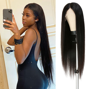 The T part wig is one of the most affordable wig types, We don't need to spend much time customizing the hairline and parting space, Silky smooth texture, Light weight, Natural Looking, Soft, Heathly, Tangle Free & No Shedding, No additional plucking required, The wig comes ready to use, It can be dye, bleach and perm as you want.