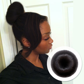 Instant Glitz Synthetic Hair Bun Sweet Rolls Classic Glazed Small