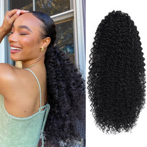 Instant Glitz Synthetic Drawstring Ponytail Spiral Curl 20"