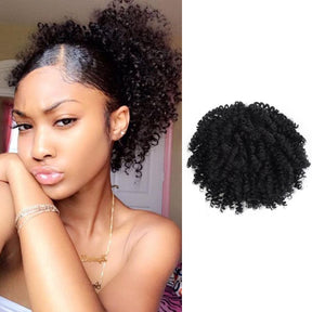 Instant Glitz Synthetic Drawstring Ponytail Spring Curl 5"