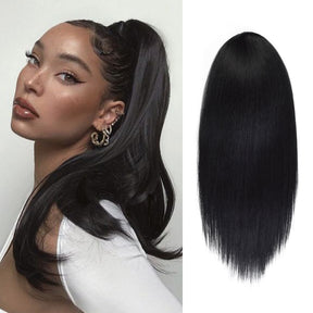 Instant Glitz Synthetic Drawstring Ponytail Straight 18"