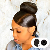 Combination, Swoop Side Bang, Curtain Bang, Layered Bang, Hair Piece, Classic Glazed, Donut Bun, Medium Bun