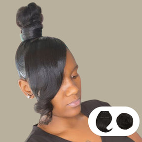 Instant Glitz Sweet Rolls Swoop Side Bang & Coffee Roll Bun