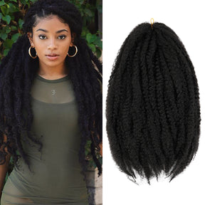 Authentic Synthetic Hair Crochet Braids Afro Twist 18" (Marley Style)