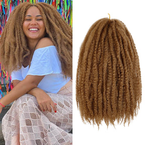 Authentic Synthetic Hair Crochet Braids Afro Twist 18" (Marley Style)