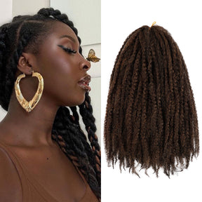 Authentic Synthetic Hair Crochet Braids Afro Twist 18" (Marley Style)