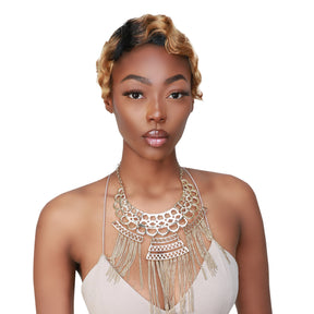 Instant Fab Remi Human Hair Wig Finger Wave