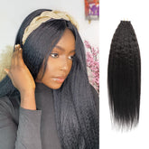 Starlet 100% Virgin Unprocessed Human Hair Tape-In Extension 20Pcs Kinky Straight