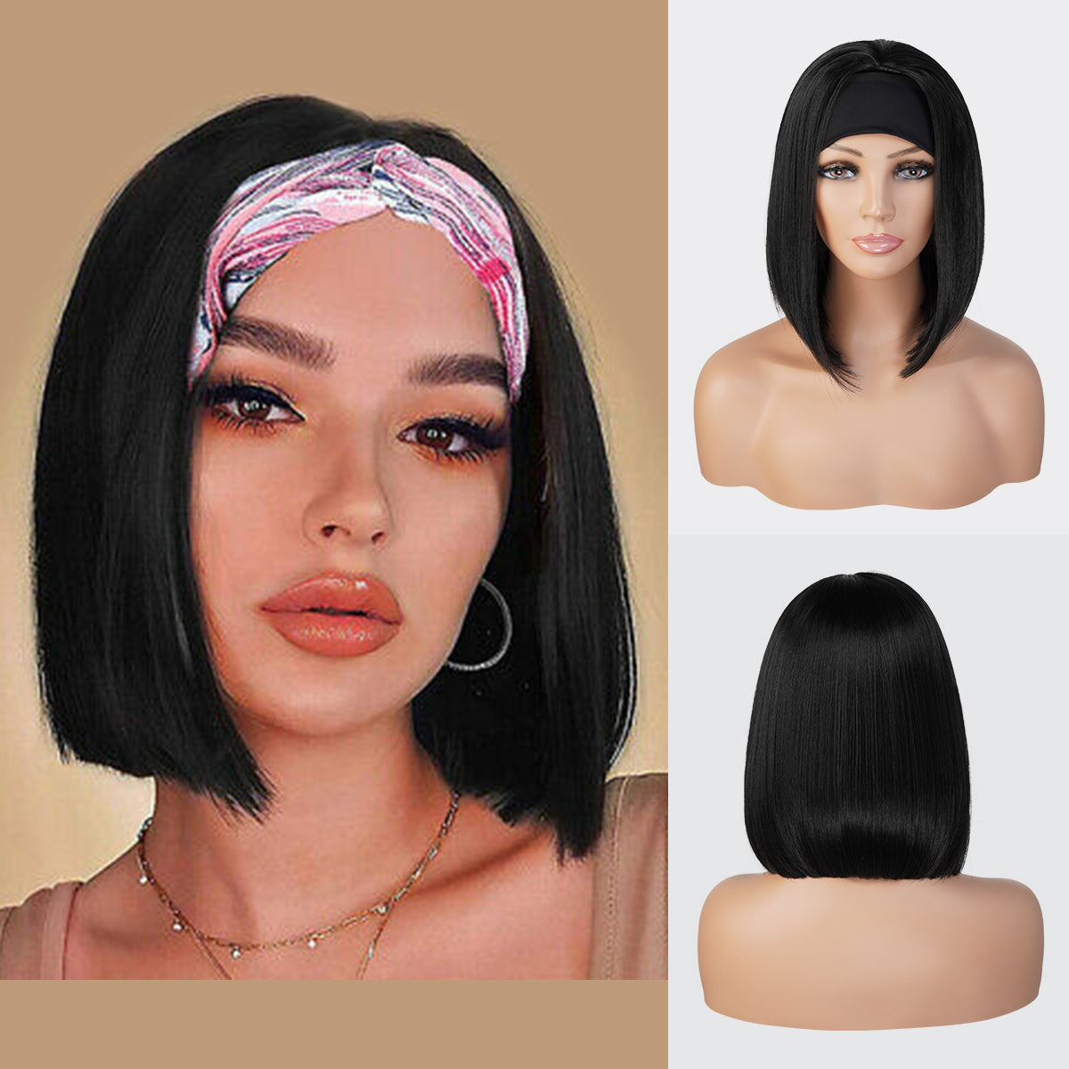 Studio Cut by Pros Glueless None Lace Headband Wig HBW001