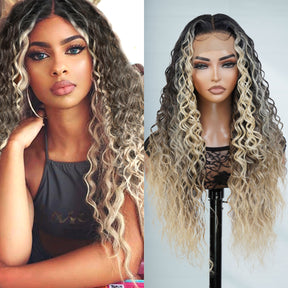 The Stylist Human Hair Blend Pre Plucked 13x6 Invisible HD Lace Frontal Wig Isis