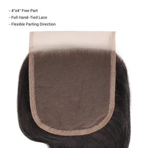 4x4, HD Lace, Closure, Free Part, Wide Lace, Body Wave