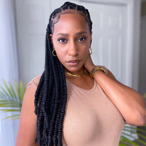 Authentic Synthetic Hair Crochet Braids Pre-Looped Afro Twist 18"
