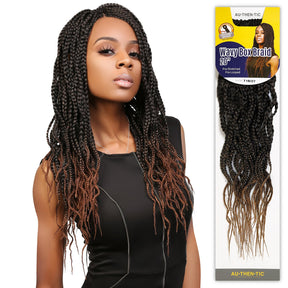 Authentic Crochet Braid Pre-Looped Wavy Box Braid 20"