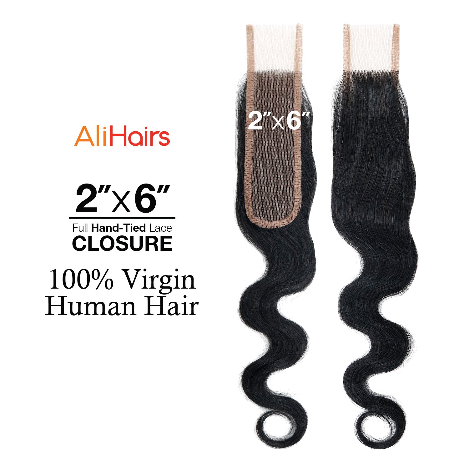2x6, HD Lace, Closure, Parting, Parting Closure, Body Wave