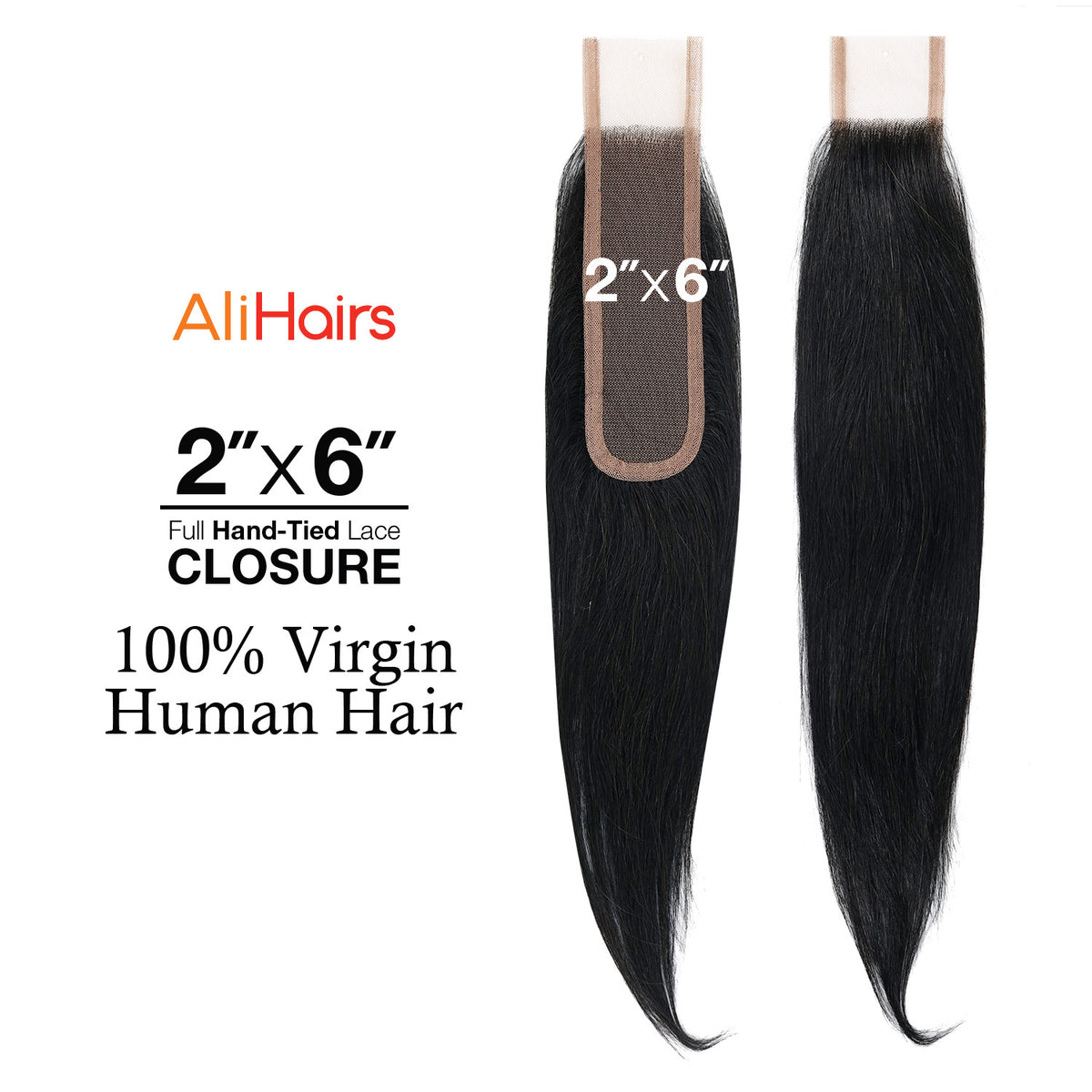 2x6, HD Lace, Closure, Parting, Parting Closure, Straight