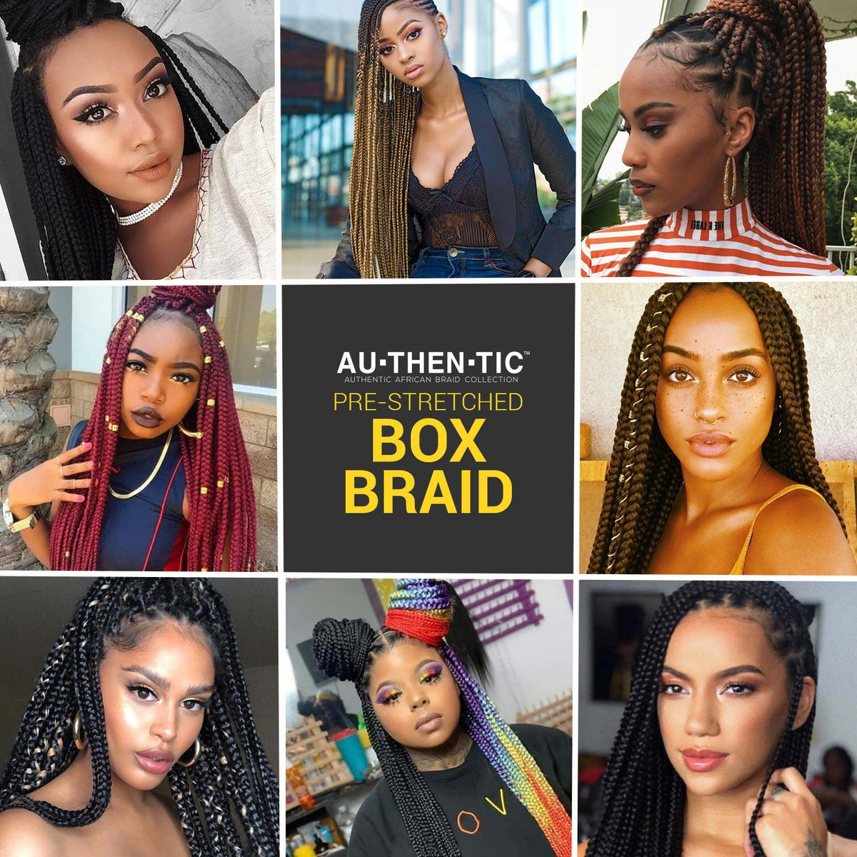Authentic Crochet Braid Pre-Looped Box Braid 32