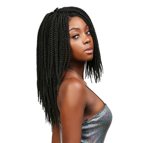 Authentic Synthetic Hair Crochet Braid Pre-Looped Box Braid 12"