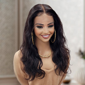 100% Brazilian Virgin Remi Human Hair 360 Lace Frontal Wig Body Wave 16"