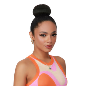 Instant Glitz Synthetic Hair Bun Sweet Rolls Classic Glazed Small