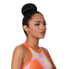 Instant Glitz Synthetic Hair Bun Sweet Rolls Classic Glazed Small
