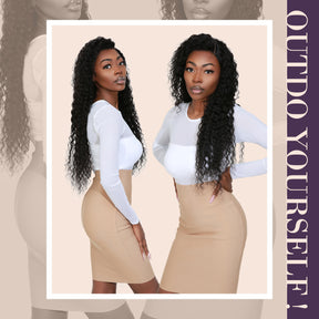 Human Hair, Lace Wig, 13x4, Frontal, Free Part, Deep Wave