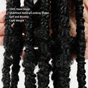 Authentic Synthetic Hair Pre-Looped Distressed Rebel Locs 24"