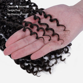Authentic Synthetic Hair Crochet Braids 6X Value Pack Water Wave 32"
