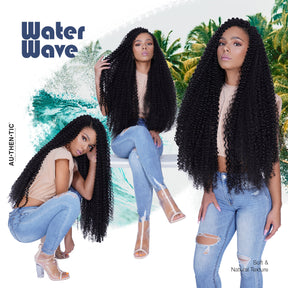 Authentic Synthetic Hair Crochet Braids 6X Value Pack Water Wave 32"