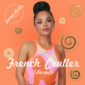 French Cruller, Pin Curl Updo, Cardi B, BAPS, Large Bun