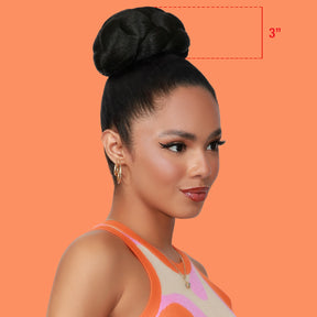 French Cruller, Pin Curl Updo, Cardi B, BAPS, Large Bun