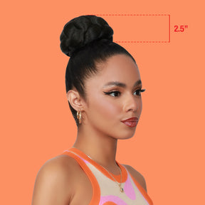 French Cruller, Pin Curl Updo, Cardi B, BAPS, Medium Bun