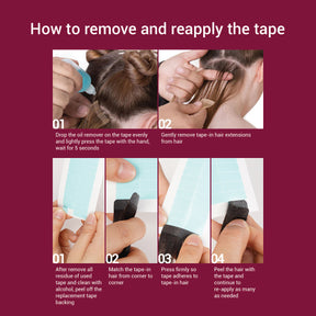 Starlet 100% Virgin Unprocessed Human Hair Tape-In Extension 20Pcs Kinky Straight