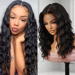 100% Brazilian Virgin Remi Human Hair Lace Wig 360 Lace Frontal Wig Loose Deep 16"