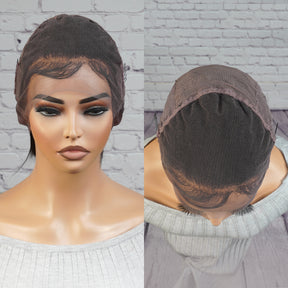 100% Brazilian Virgin Remi Human Hair 360 Lace Frontal Wig Straight 20"