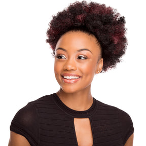 Retro Puff, Afro Pony, Large Ponytail