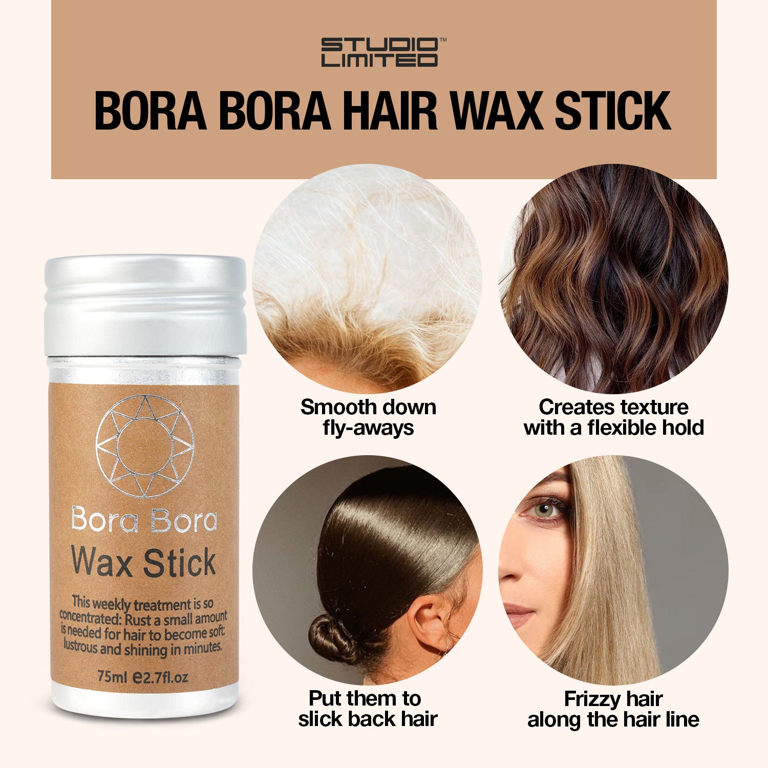 Bora Bora Wax Stick 2.7oz/ 75ml