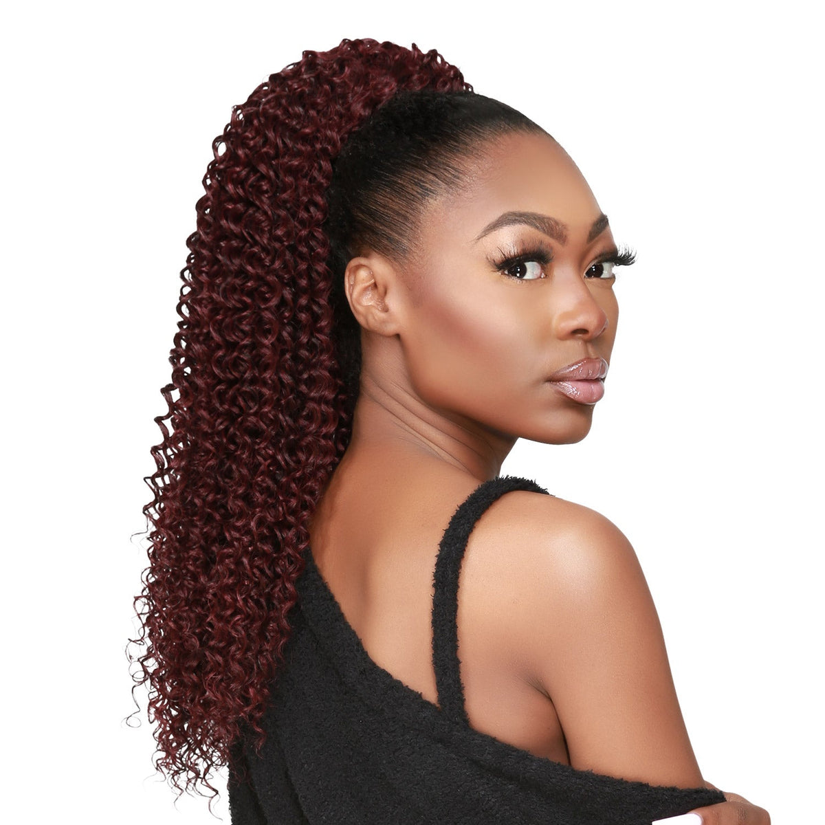 Sentinel Drawstring Ponytail Instant Glitz Synthetic Drawstring Ponytail Spiral Curl 20