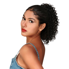 Instant Glitz Synthetic Drawstring Ponytail Spiral Curl 12"