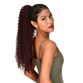Instant Glitz Synthetic Drawstring Ponytail Spiral Curl 20"