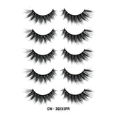 3D Cashmere Eyelashes Value Pack 5 Pairs (CW)