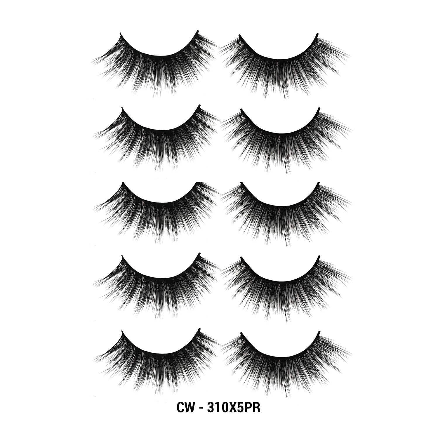 3D Cashmere Eyelashes Value Pack 5 Pairs (CW)