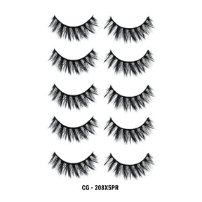 3D Cashmere Eyelashes Value Pack 5 Pairs (CG)