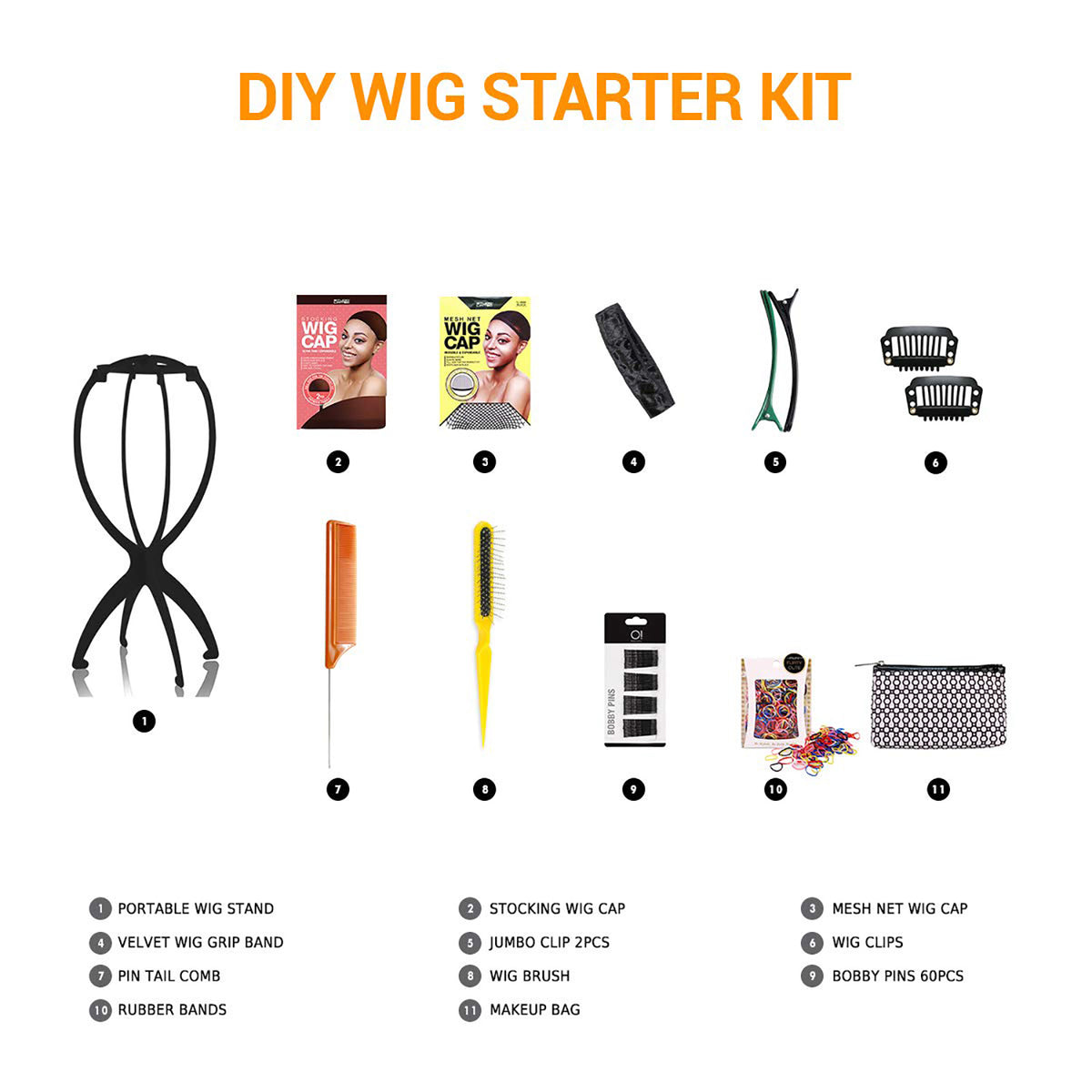 Studio Limited Wig Stand DIY Wig Making Starter Kit