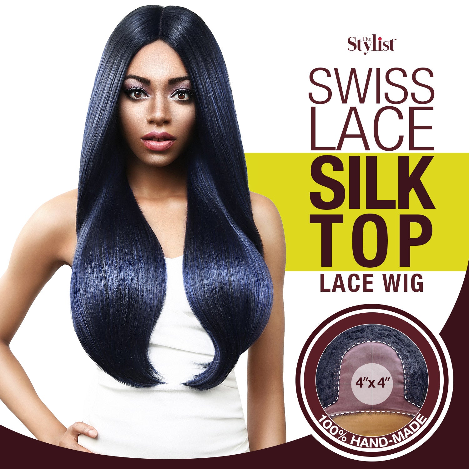 Synthetic Lace Front Wig Swiss Lace Silk Top Swiss Goddess